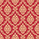 PrintCrown Red Background in Chinese Japanese Self Adhesive Wall Grain Textured Wallpaper (41cm x 244cm, Multicolor)