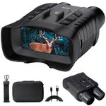 AKASO Seemor-200 Night Vision Goggles - 4K Full Color Night Vision Binoculars for Adults with Rechargeable Battery, App-Enabled Photo and Video Saving,AI-ISP 3280 FT Viewing Range,16x Digital Zoom