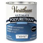 Rust-Oleum 26274 Varathane Soft Touch Crystal Clear Polyurethane Wood Varnish/Finish (Water-based | Matte Clear | 946 ML)