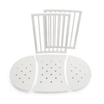 Stokke Sleepi Bed Extension, White - Convert Sleepi Mini Crib Into Sleepi Bed - Suitable for Children Up to 3 Years - Mattress Sold Separately - Extends Bed to 127 cm (50 inches)