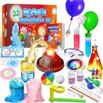 UNGLINGA 33 Experiments Science Kit for Kids, Science Project STEM Learning Educational Toys Gifts for Boys Girls, Chemistry Set, Volcano Erupting