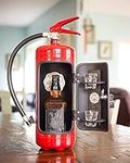 Fire Extinguisher Mini Bar - Novelty Fire Extinguisher Mini ​Bar Recycle Man Cave Quirky Gift for Whiskey Handmade Metal Mini bar Gift, Firefighter Gift Novelty Camping Picnic bar Tool