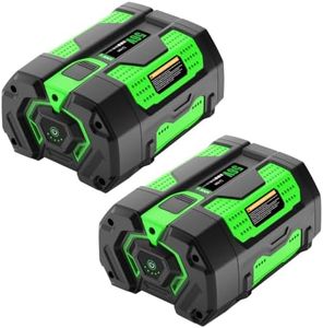 TOMAPEX 56V 7.5Ah 2-Pack Upgraded Battery Replacement for EGO 56V Battery,7500mAh Rechargeable Power Tool Battery Compatible with EGO 56V Series Cordless Tools and Chargers