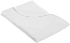 American Baby Company TL Care 100 Percent Cotton Swaddle/Thermal Blanket, White