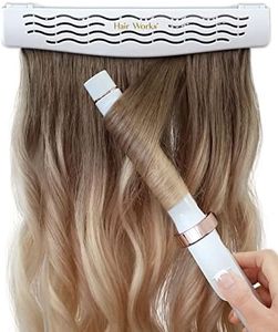 Hair Works 4-in-1 Hair Extension Style Caddy - Lightweight, Waterproof and Portable, This Hair Extension Holder Is Designed To Securely Hold Your Extensions While You Wash, Style, Pack and Store Them