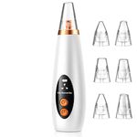 Zorzel New Blackhead Remover Vacuum Professional Pore Vacuum Cleaner Acne Comedone Extractor USB Rechargeable LED display 3 modes 6 replaceable probes for Facial Skin Treatment