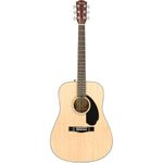 Fender CD-60S Dreadnought Acoustic Guitar, Natural (0970110021)