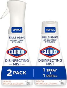 Clorox Disinfecting Mist, Lemon and Orange Blossom, 1 Spray and 1 Refill, 16 oz Each