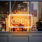 16"x 9" LED Neon Open Sign for Business, Ultra Bright Lighted Sign Open, Electric Light up Sign for Stores, Restaurants Offices Retail Shops Window Storefronts