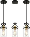 Modern Pendant Light Fixture Black 