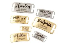 Adornkeys Slide on Dog Tag • Dog ID Tag • Dog Name Tags • Pet ID Tag • Collar Slide for Pets