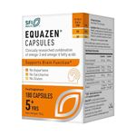 EQUAZEN Capsules | Omega 3 & 6 Fish Oil Supplement | Supports Brain Function | Blend of DHA, EPA & GLA | Suitable for Children 5+ to Adults | 180 Capsules