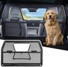 JOYTUTUS 52" Wide Dog Car Barrier with Removable Visual Window, Car Barrier for SUV Escape-Proof, Net for Behind Front Seats, Vehicle Gate for Dog Travel, Ideal for Sedans SUVs Trucks