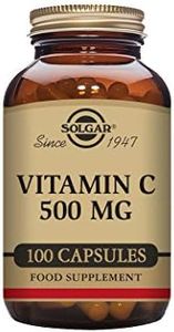 Solgar Vitamina C 500 mg, Función antioxidante, 100 Cápsulas vegetales