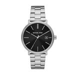 Michael Kors Blake Three-Hand Date Silver-Tone Stainless Steel Men's Watch (Model: MK9133)