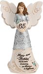 Pavilion Gift Birthday - 6" Angel Holding a Heart, Beige