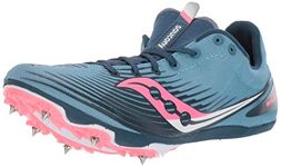 Saucony Women's Ballista Md Track Spikes, Horizon | Pink, 12