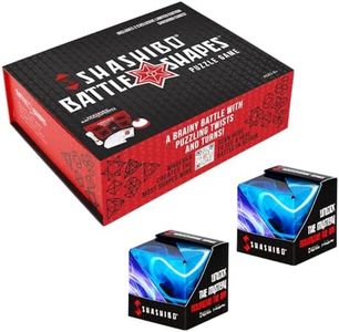 Shashibo Bundle Battle Shapes Magnetizing Puzzle Game and 2 x Holographic - Vapor Cubes