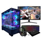 ComputeK Gaming PC• Intel Core i7• GTX1650 4GB Graphics Card • 16GB RAM • 256GB SSD+1TB HDD • 500W 80+ PSU• WiFi • Windows 11• Black 9 Fan RGB Gaming Case • 22” Monitor Bundle