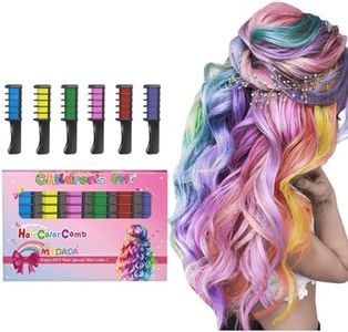 Hair Chalk Comb – Temporary Dye for Kids, Washable & Fun for Parties
