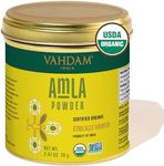 VAHDAM, Organic Amla Powder (2.47oz/70g) Gluten Free, Non GMO, 100% Raw Indian Gooseberry Powder (Amalaki) Perfect for Cooking, Juices, Smoothies | Direct from Source