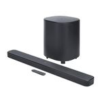 JBL Bar 500 MK2, 5.1-Channel Bluetooth Soundbar for TV with 10" Subwoofer, Dolby Atmos Surround Sound, HDMI eARC, Wi-Fi, 4K Video, PureVoice 2.0 and MultiBeam 3.0, Black