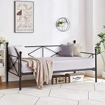 VECELO Classic Metal Daybed Frame M