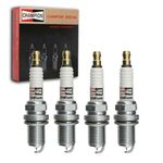 4 pc Champion Iridium Spark Plugs compatible with Chevrolet Cruze 1.4L 1.8L L4 2011-2015