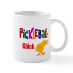 CafePress Funny Pickleball Chick Mugs 11 oz (325 ml) Ceramic Coffee Mug