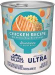Natural Balance Original Ultra Adult Wet Dog Food, Chicken Formula with Brown Rice, Carrots & Potatoes, 13 Ounce Can (Pack of 12)
