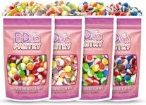 Freeze Dried Candy Variety Pack, Fruit Crunch, 4 oz (4 Pack), Original, Wildberry, Sour, Tropical, Assorted Combo, Gift Bag