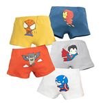 FORUSKY 5 – Pack Toddler Boys Boxer Briefs Little Kids Underwear Cotton Underpants