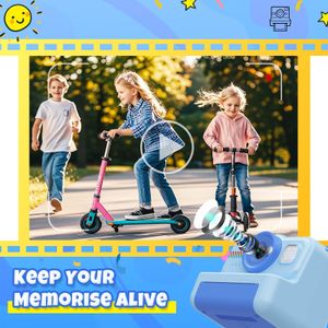 HiMont Kids Instant Print Camera – Blue Digital Photo Printer