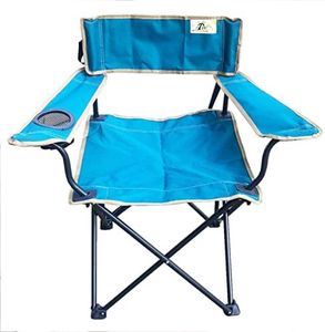 STAR Folding Camping Chair with Arm Rest Cup Holder, Pack of 1