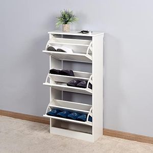 Uneeruiqy Shoe Cabinets, White
