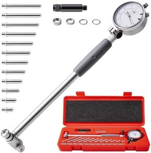 CARdant Dial Indicator Bore Gauge Set (2”–6” Range, 0.001” Accuracy), Engine Hole Cylinder Internal Diameter Measurement Gage, Precision Tool Kit for Automotive Machining Industrial Maintenance