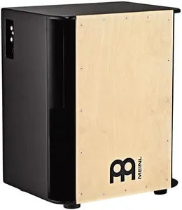 Meinl Percussion Pickup Vertical Subwoofer Bass Cajon Box Drum with Snares and Electronics for Amp or PA System — NOT Made in China — Play with Your Hands, Baltic Birch, 2-Year Warranty (PSUBCAJ6B)