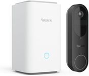 Reolink 2K Battery Video Doorbell with Home Hub, 2.4/5GHz Wi-Fi Doorbell Camera Wireless, 1:1 Head-to-Toe View, Package/Person/Vehicle Detection, Video Call, 64GB Local Storage with No Monthly Fee.