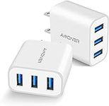 Amoner USB Wall Charger, 2Pack Upgr