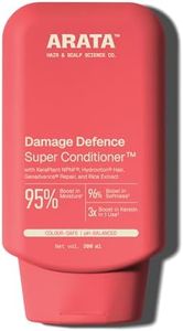 Arata Super Conditioner | With Vegan Keratin & Rice Water | Helps Repair Damaged Hair | Boosts Moisture & Softness| Makes Hair Smooth & Shiny | Hair Conditioner for Women & Men | For All Hair Types | 200 ML