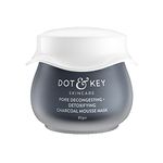 Dot & Key Pore Decongesting + Detoxifying Charcoal Mousse Clay Mask, 85gm