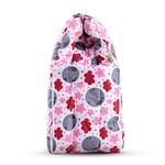 BAYBEE Polyester Little Max 3 in 1 Baby's Cotton Bed Cum Carry Bed Printed Baby Sleeping Bag-Infant Portable Bassinet-Nest for Co-Sleeping for New Born (Star Pink, Large, 0-12 Months).