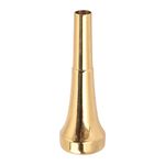 Trumpet Mouthpiece Brass Material Gilded Mouthpiece Holder Trumpet Accessories for Beginners and Professional Players(5C)