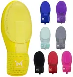 Sliding Mitt for Youth and Adults Ages 12+, Baseball Softball Glove for Hand Protection, Drippy Drip Accessory Ambidextrous Design (Yellow, L/Ages 12+)