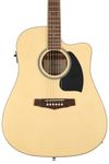 Ibanez Pf15Ece-Nt Acoustic-Electric Guitar, Brown - Mahogany