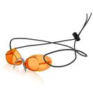 Sporti Antifog Swedish Goggle + Bungee Strap (Orange)