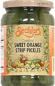 Sechlers Pickle Candied Swt Orng Strip