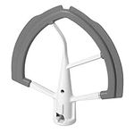 Flex Edge Beater Compatible with KitchenAid 6-Quart Bowl-Lift Stand Mixers, Flat Beater Blade with Silicone Coated Metal Frame and Rubber Flex Edges-Mixer Accessory