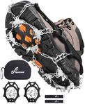 Sportneer Crampons： Ice Cleats for 