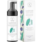 The Natural and Organic Family Clarifying Face Wash with Salicylic Acid - Facial Cleanser for Oily, Normal, and Combination Skin - Exfoliating, Pore Minimizing Formula for Teens and Kids Face Wash